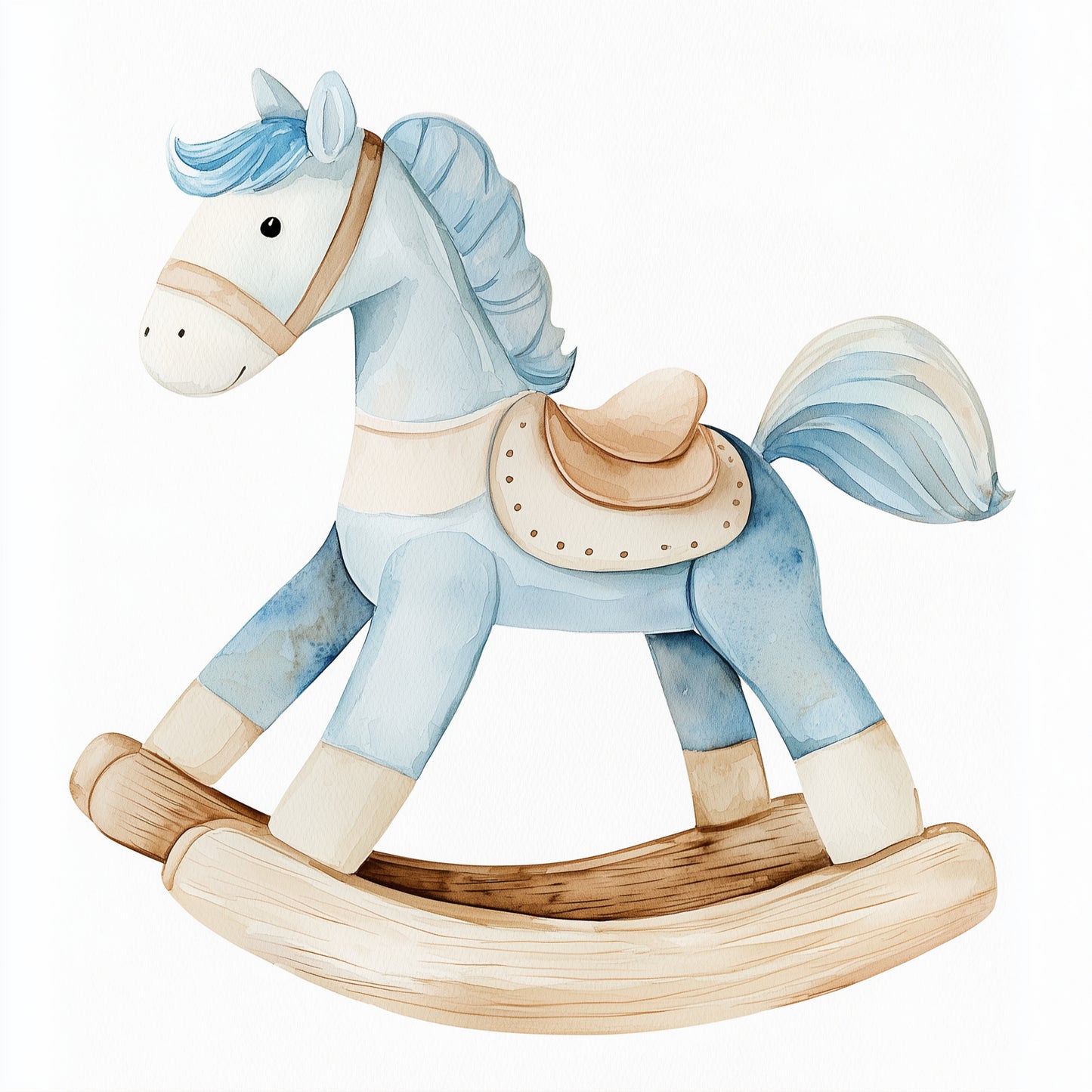 Pastel rocking horses (9 options)
