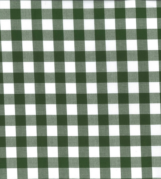 Chunky bottle green gingham