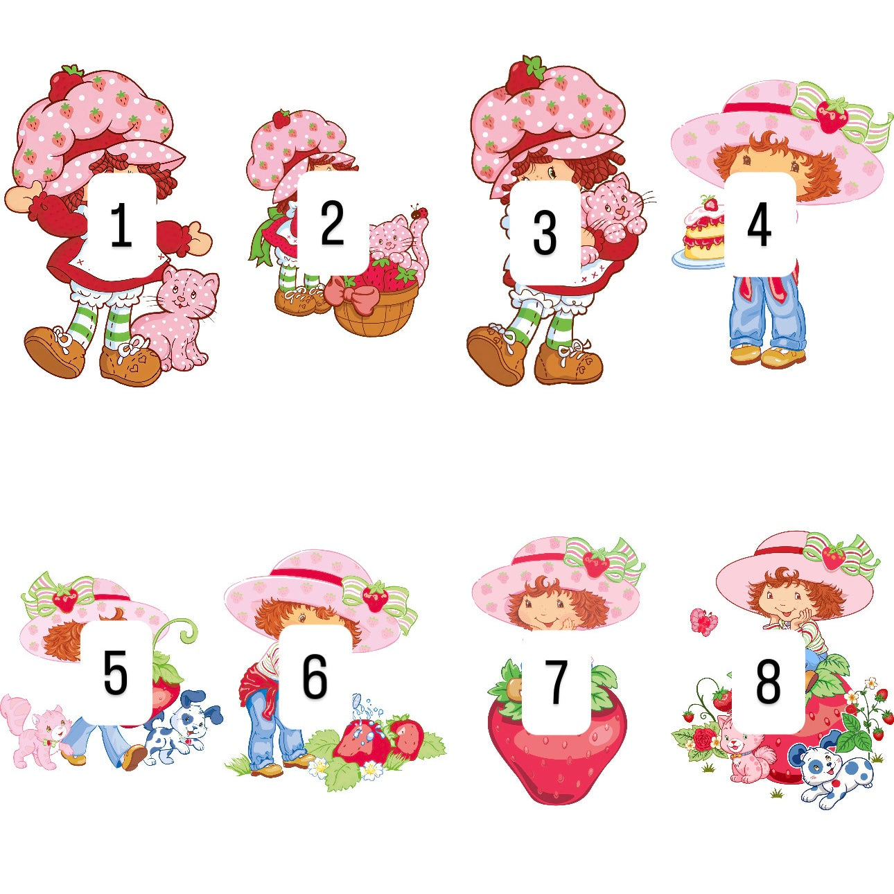 Characters 7 (8 options)
