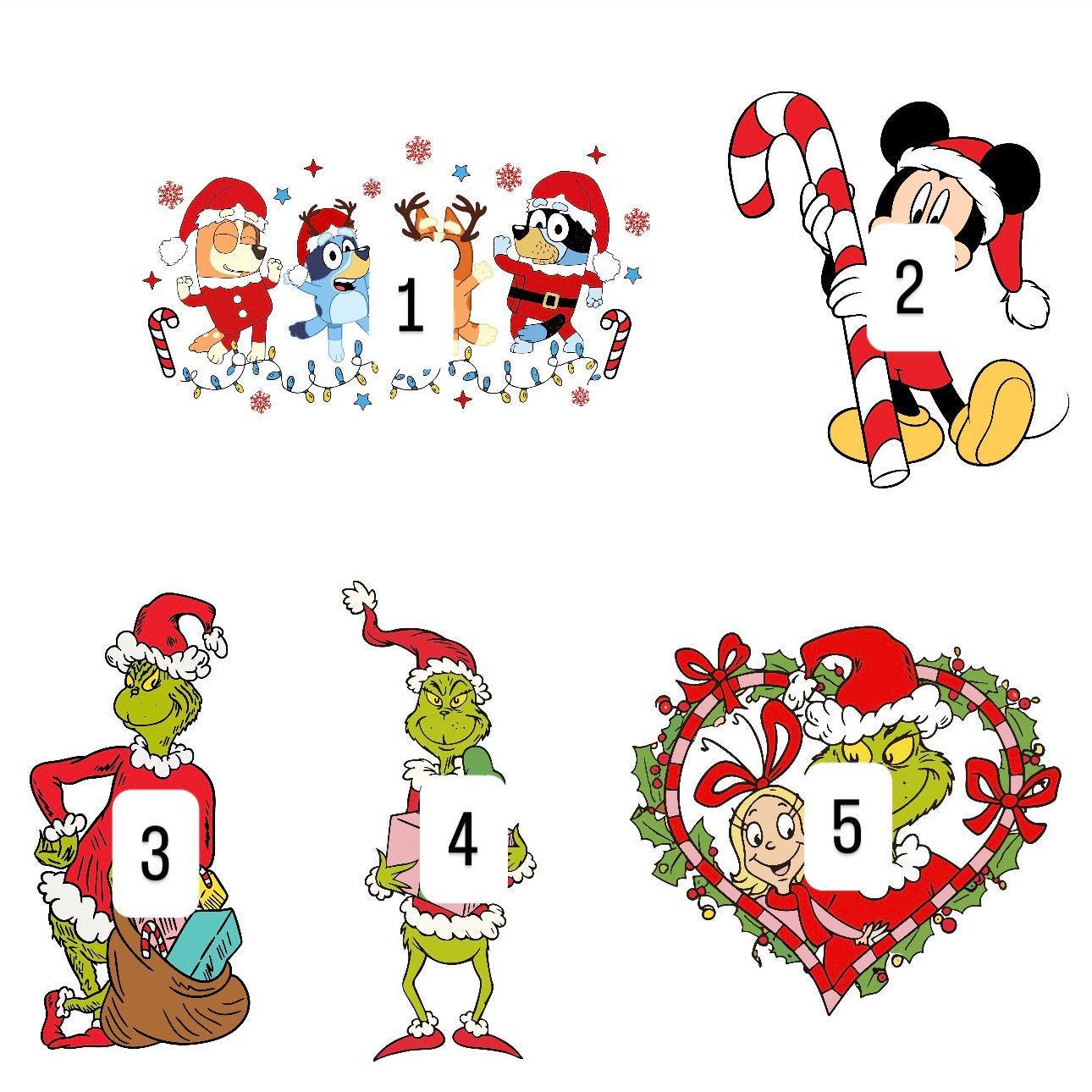 Christmas character (5 options)