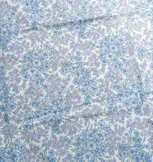 Blue & lilac floral