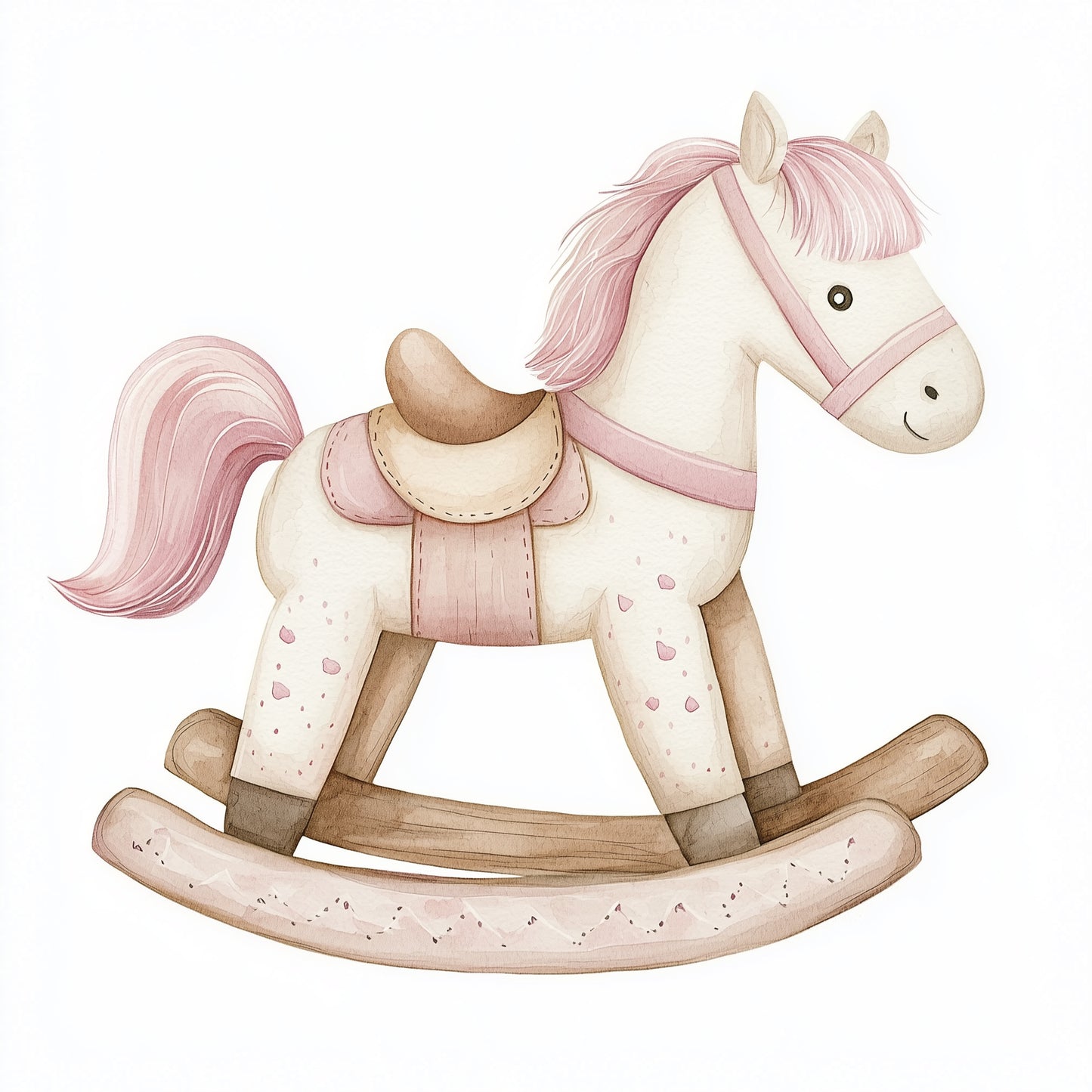 Pastel rocking horses (9 options)
