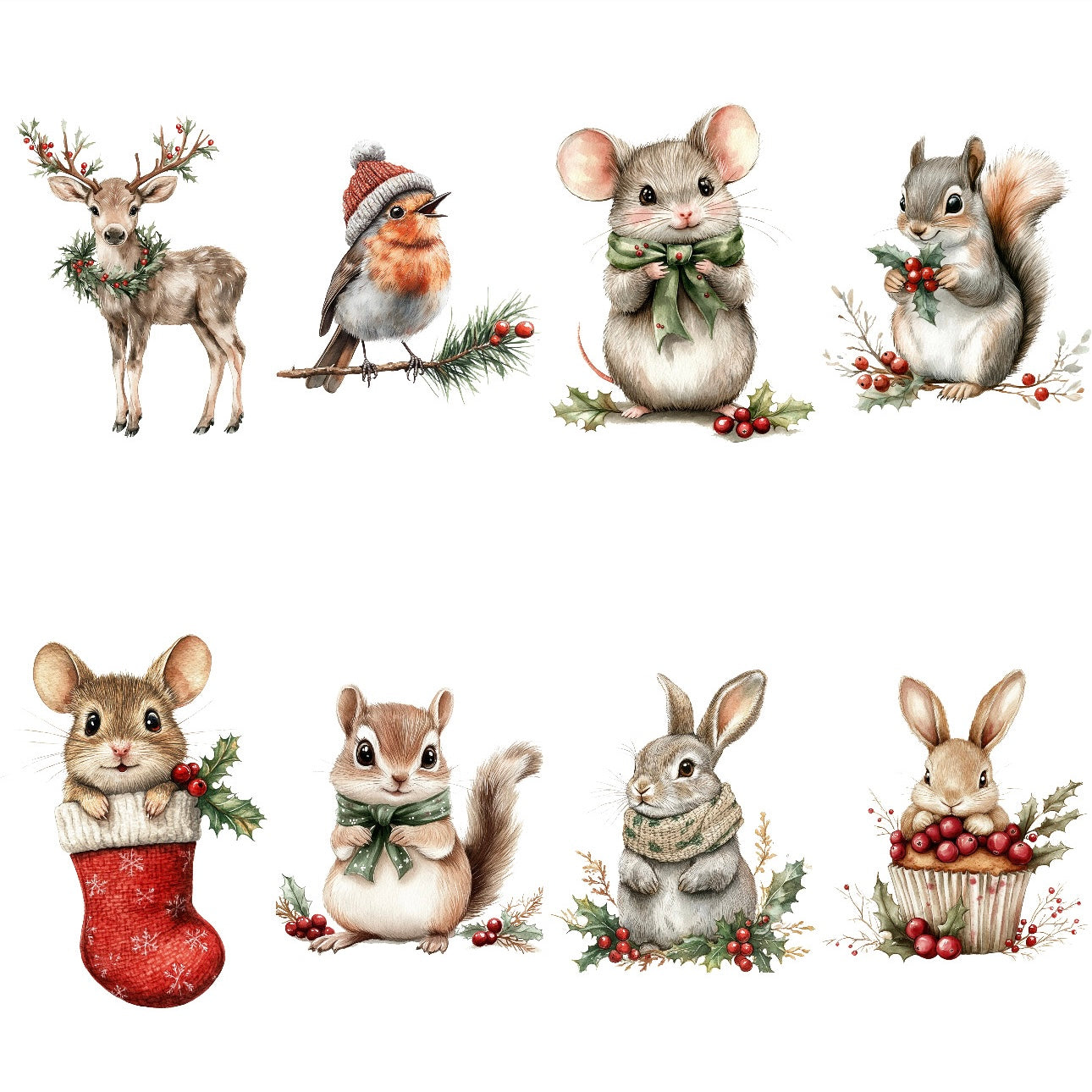 Woodland Christmas (8 options)