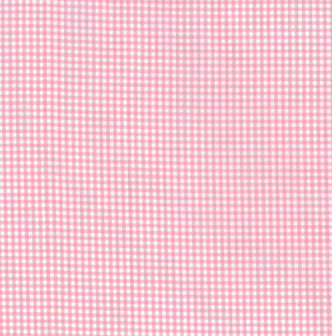 Pale pink gingham