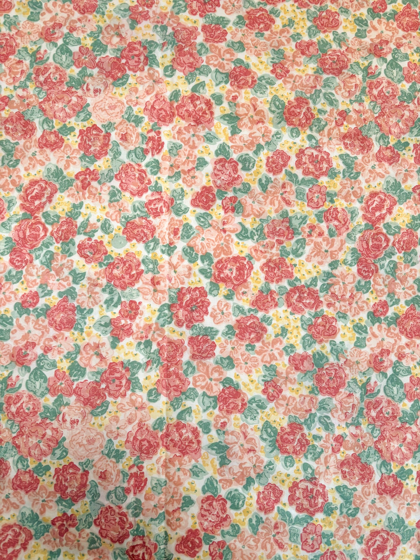 Peach floral