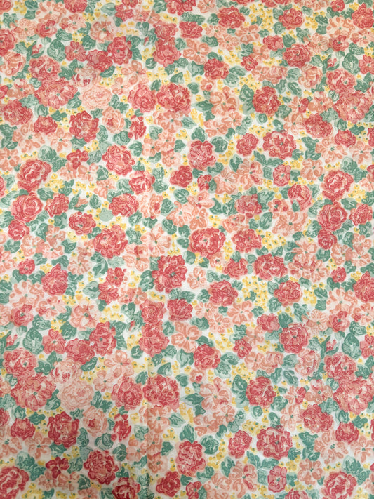 Peach floral