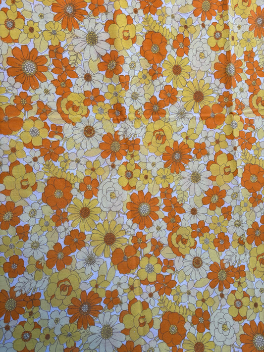 Yellow & orange retro