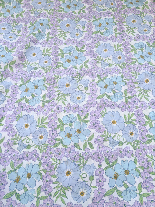 Blue and lilac floral