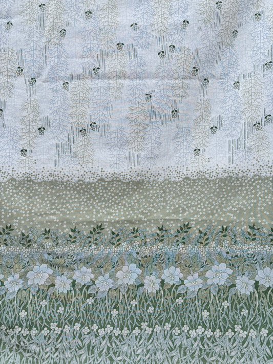 Green border floral