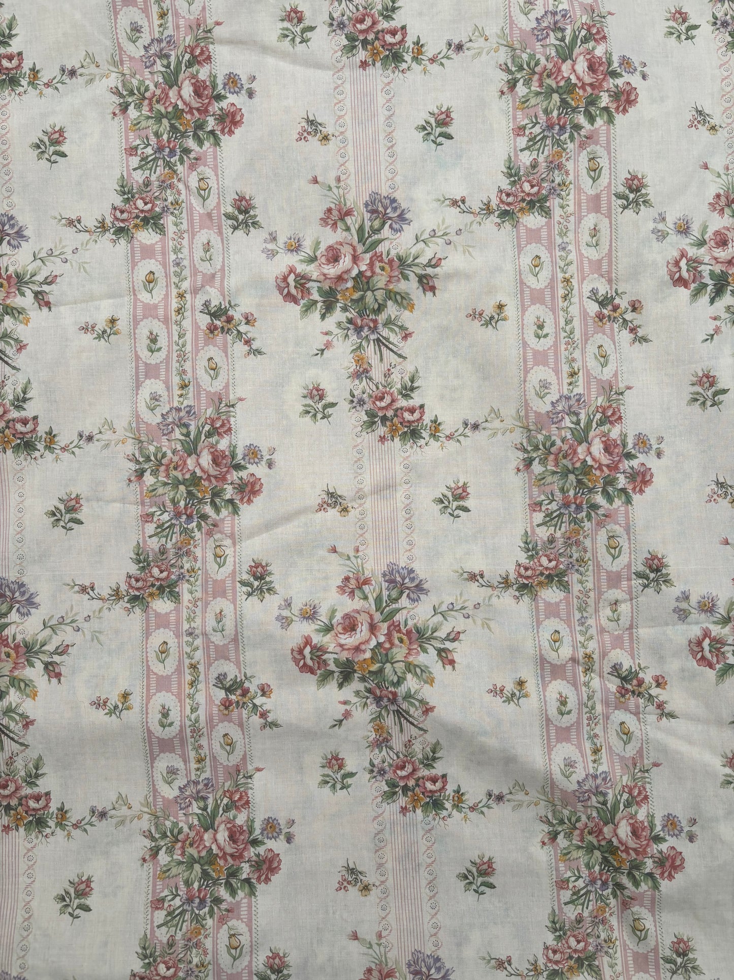 Pink stripe floral