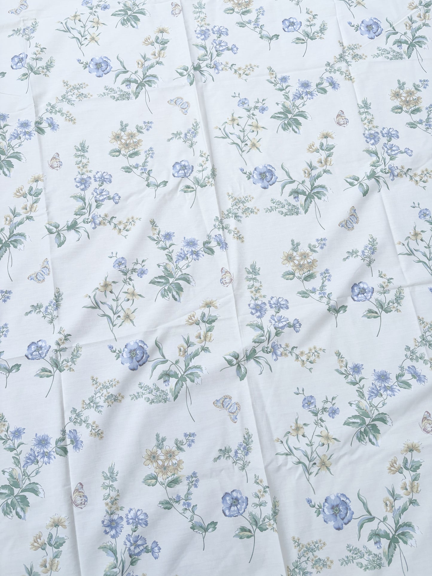 Blue & lemon floral