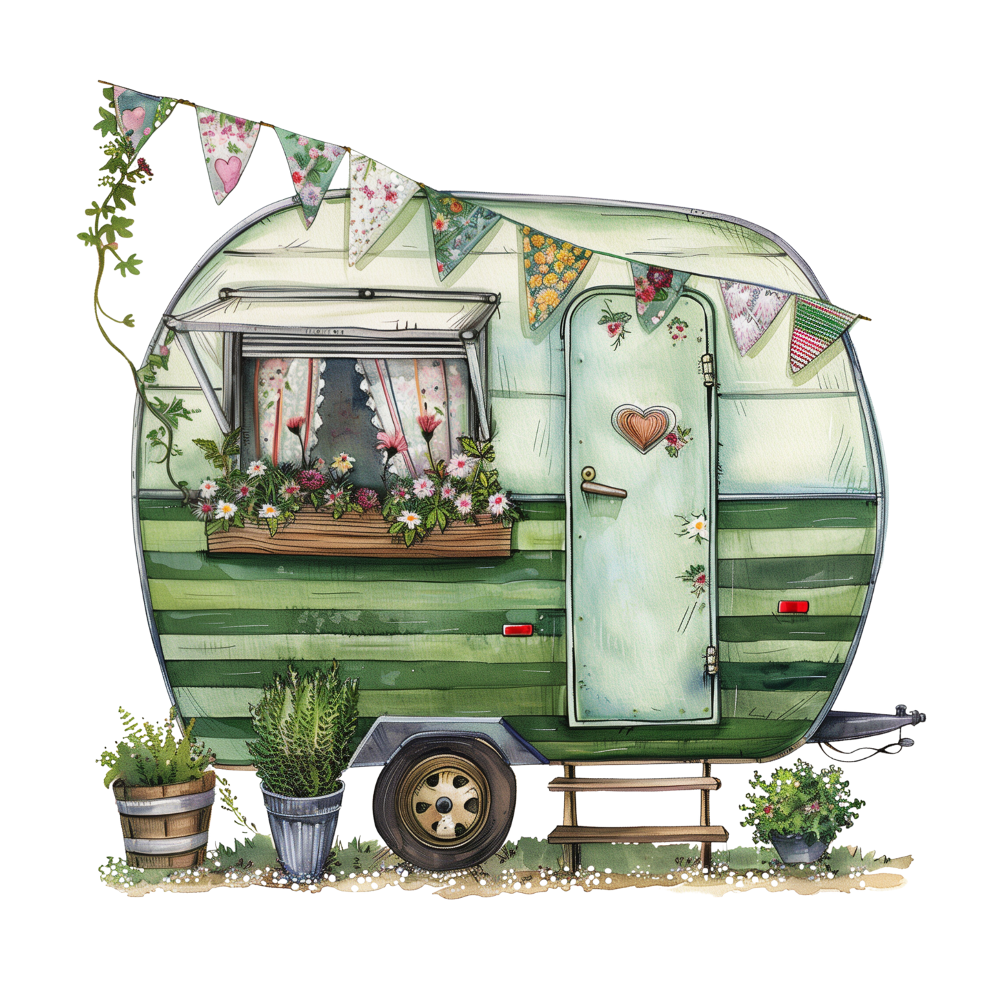 Pastel Camper Vans (9 options)