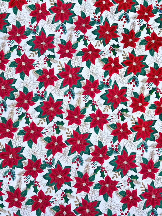 Cream & gold poinsettia (available September 6th)