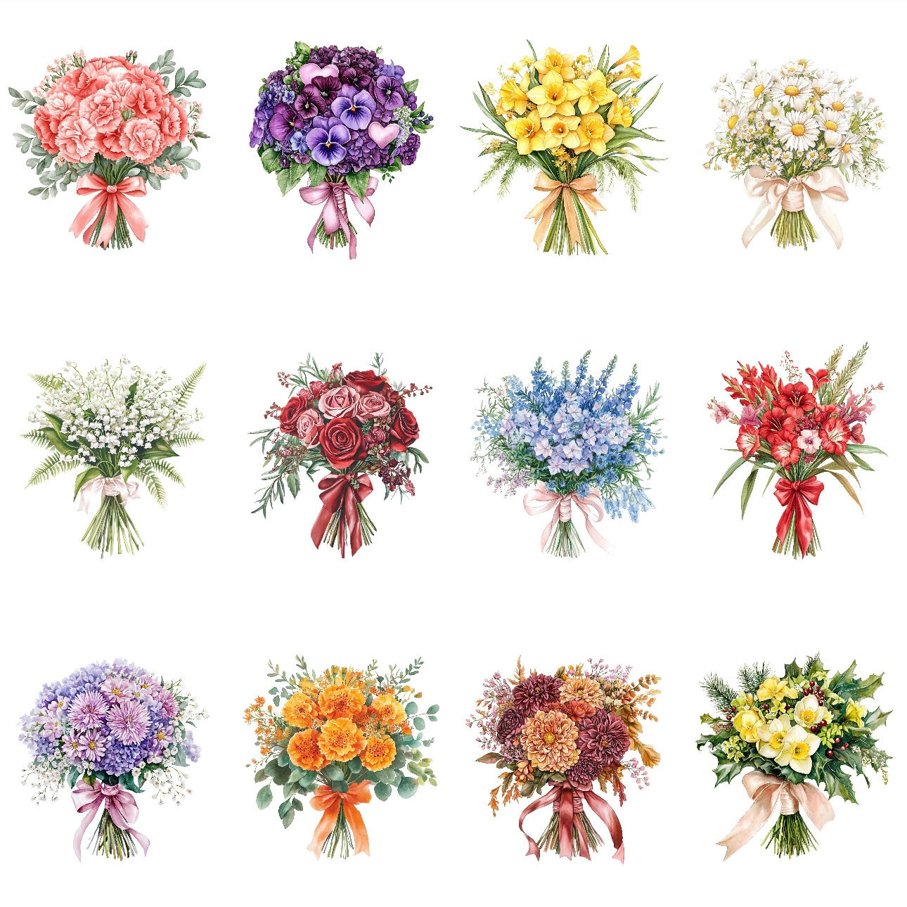 Birth flowers (12 options)
