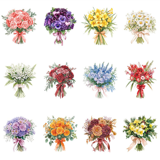 Birth flowers (12 options)