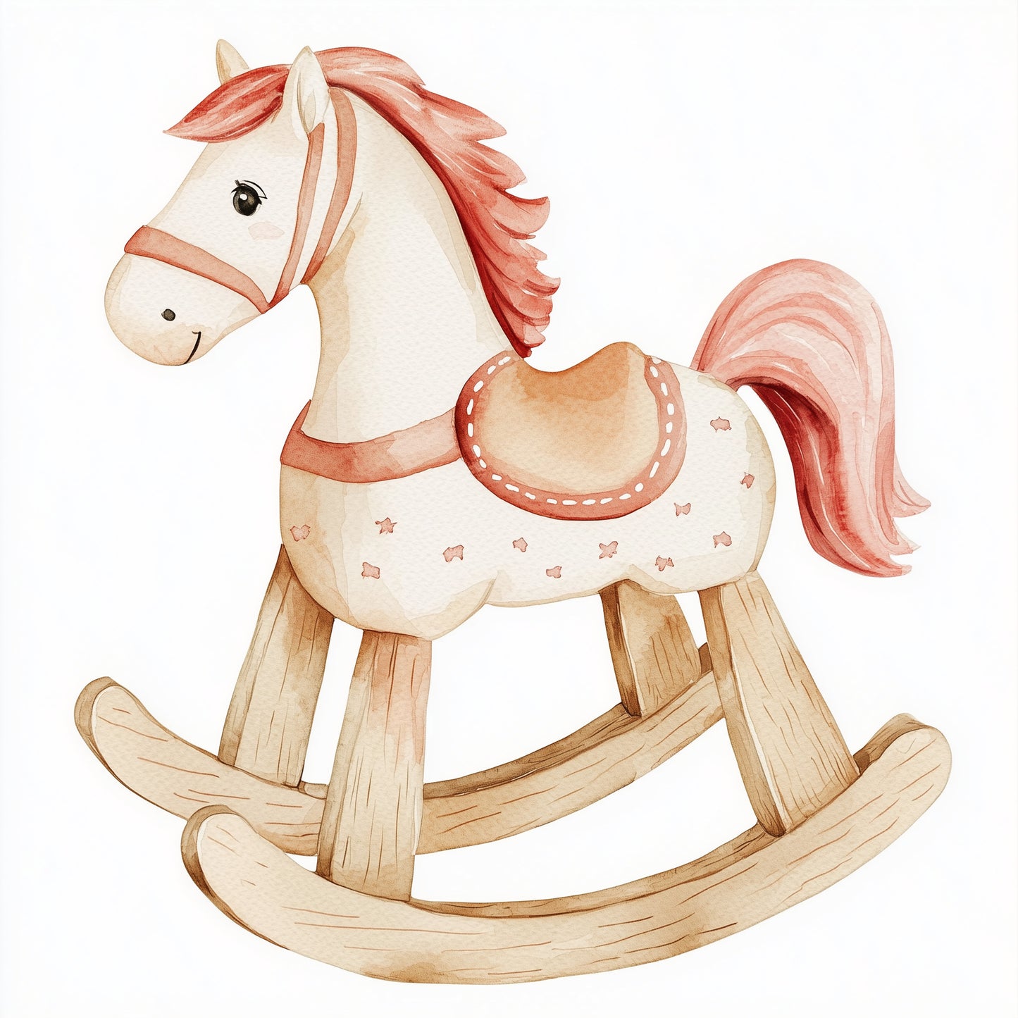Pastel rocking horses (9 options)