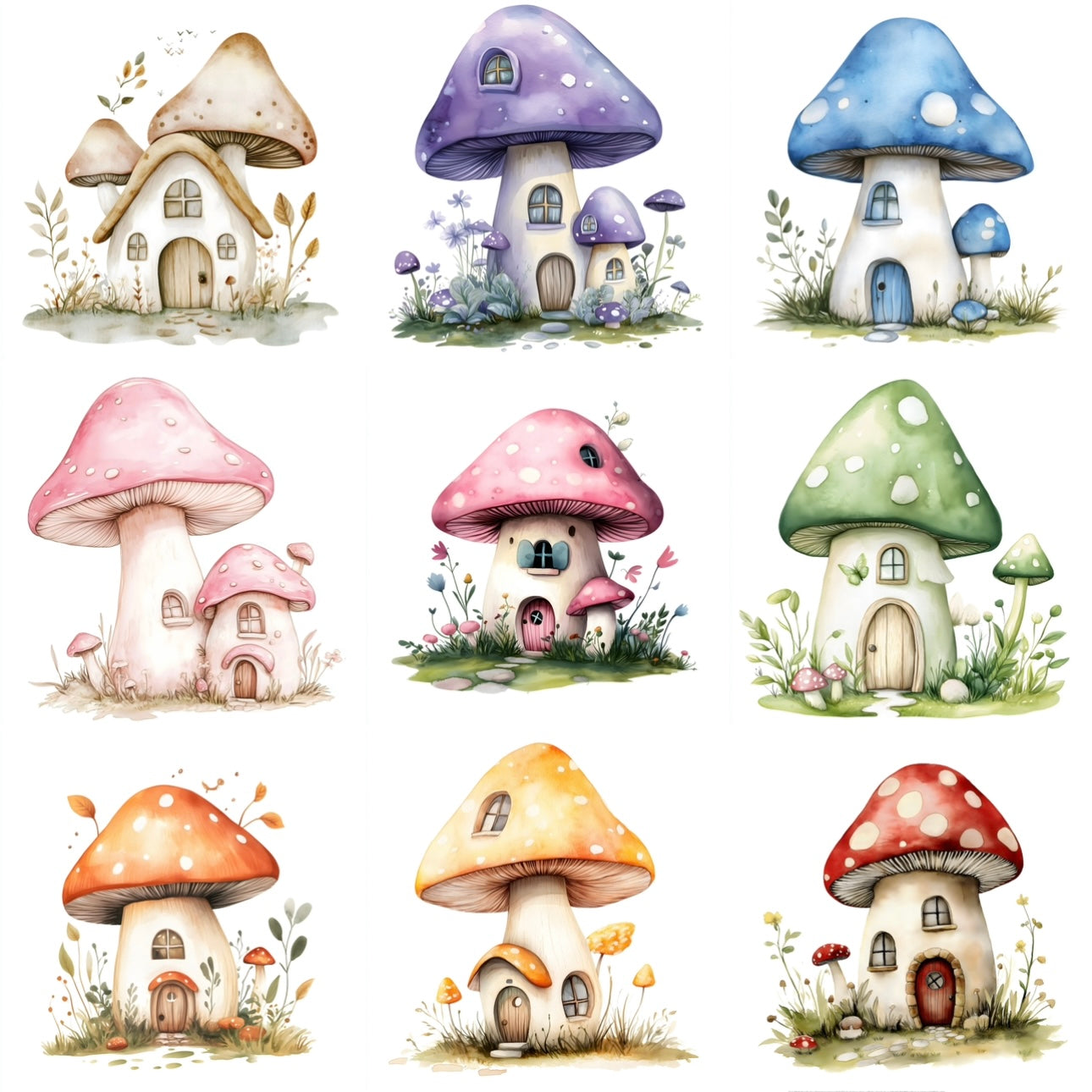 Mushrooms (9 options)