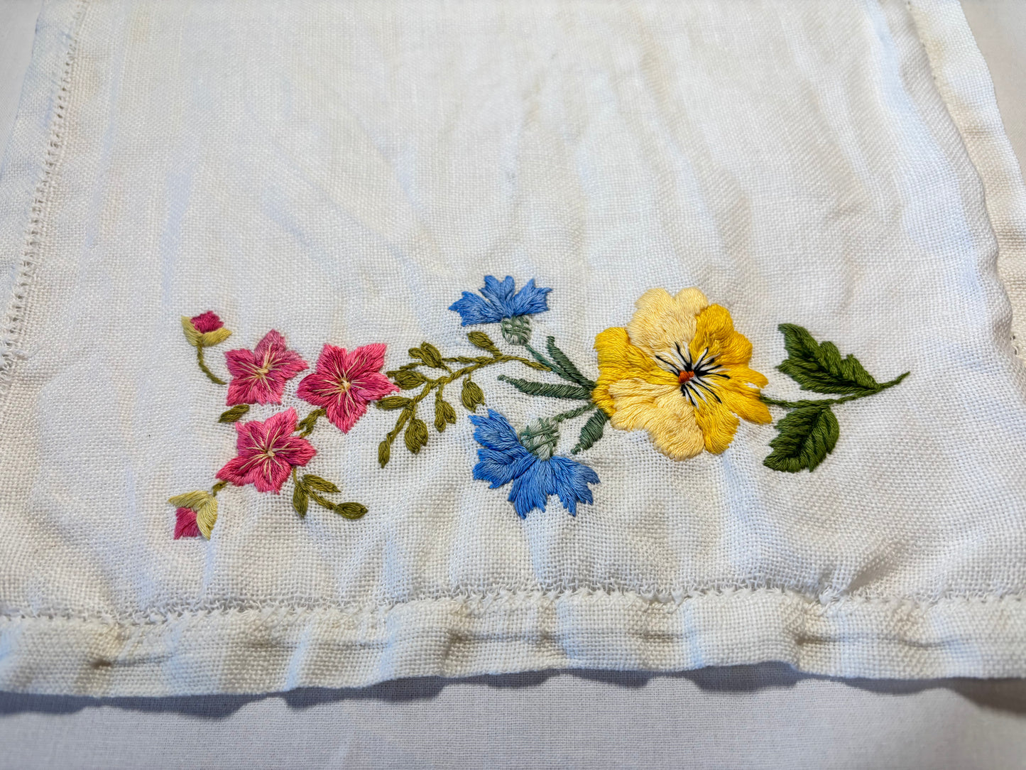 Vintage embroidery add-on