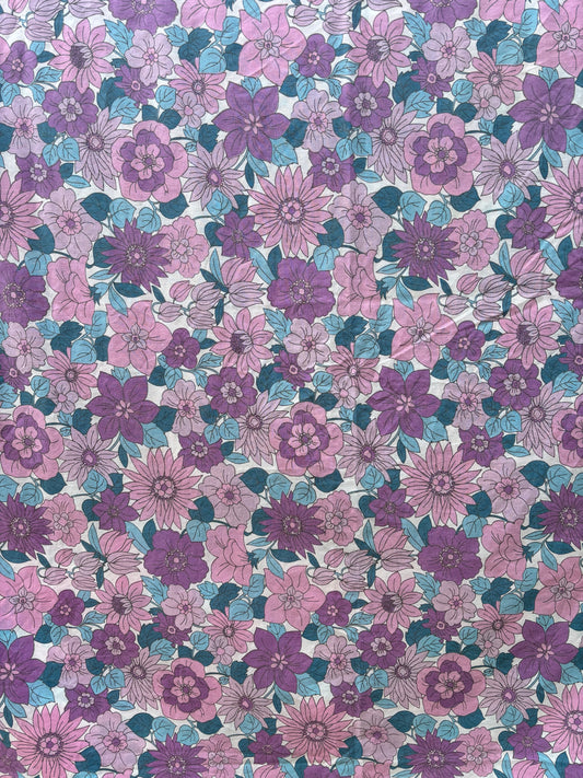 Purple and blue retro