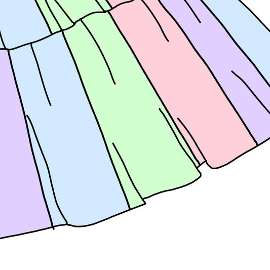 Patchwork skirt ADD ON