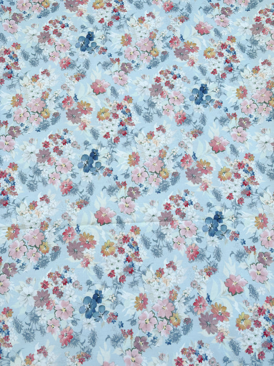 Watercolour floral - blue