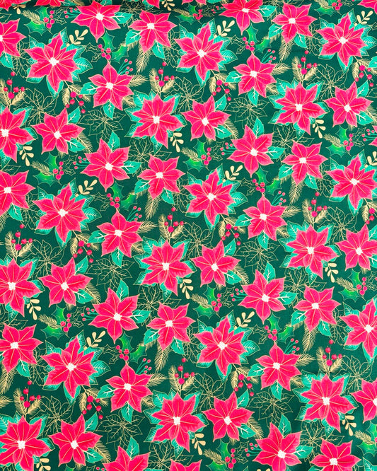 Green & gold poinsettia (available September 6th)