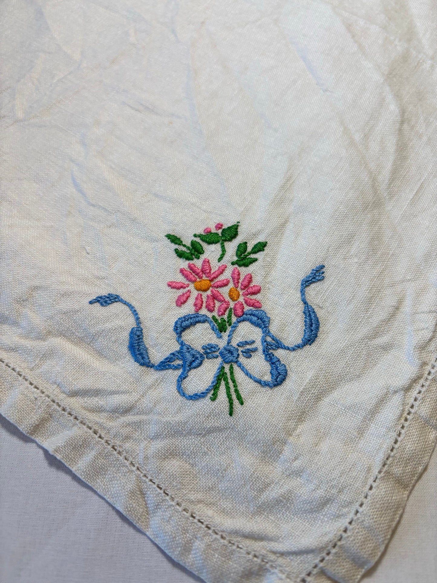 Vintage embroidery add-on