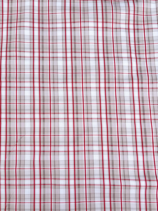 Beige & red tartan (available September 6th)