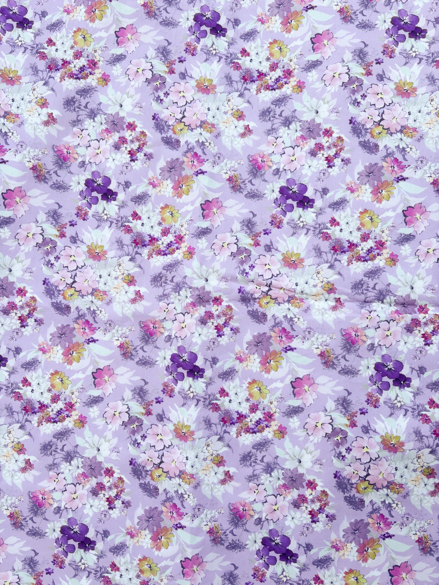 Watercolour floral - lilac