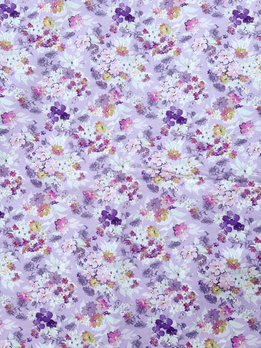 Watercolour floral - lilac
