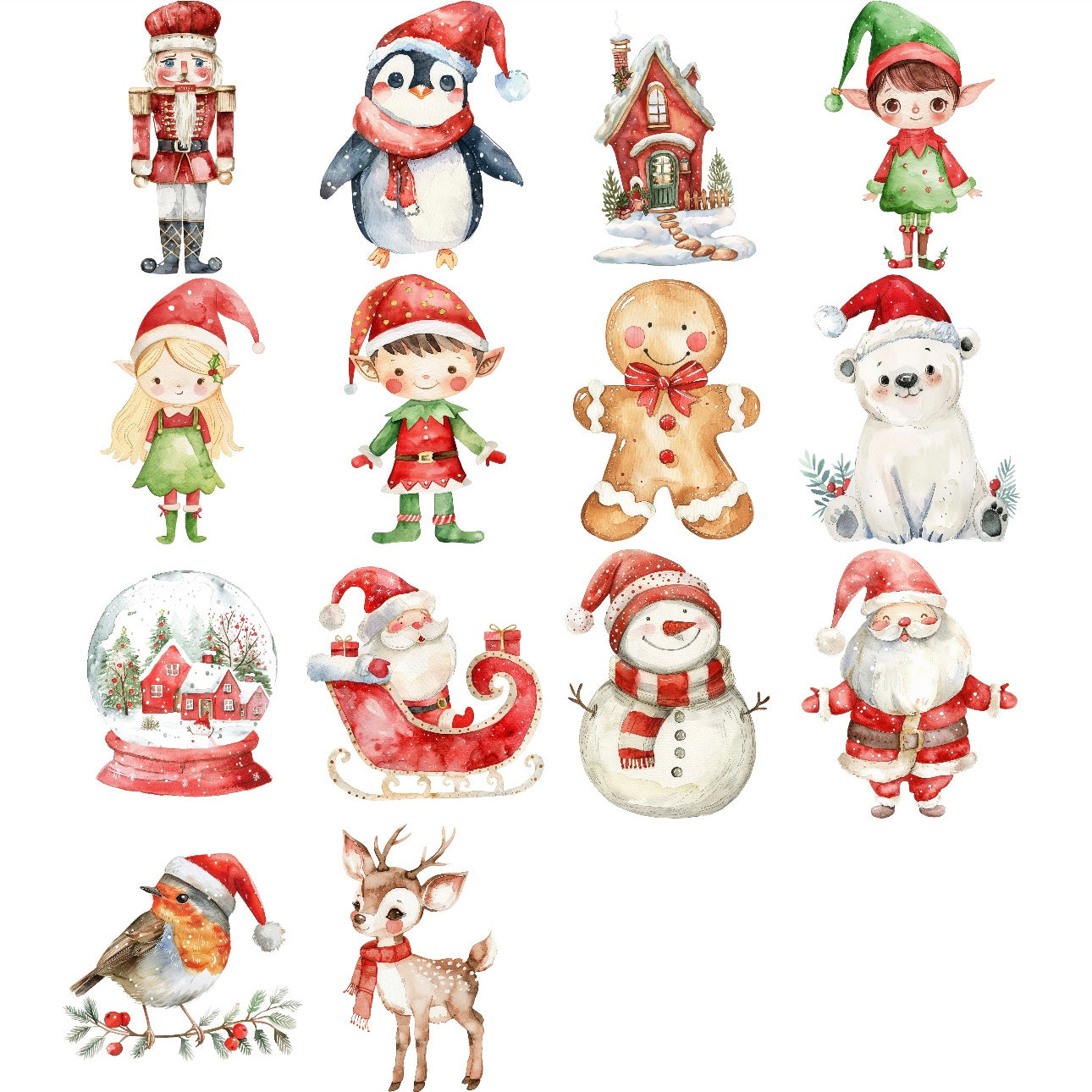 Christmas characters (14 options)