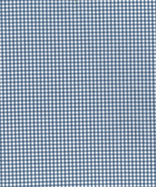 Denim blue gingham