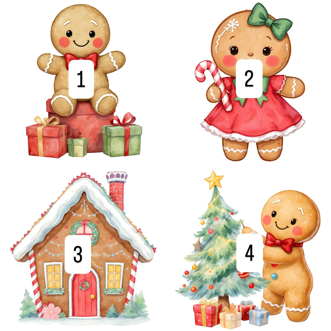 Gingerbread (4 options)