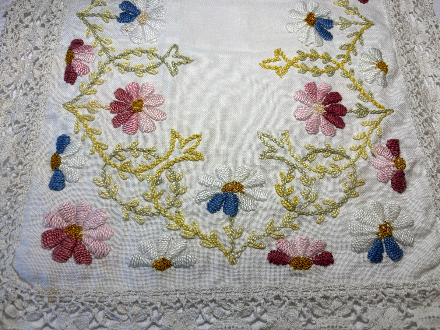 Vintage embroidery add-on