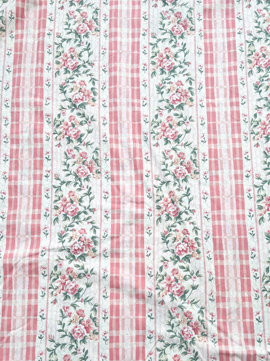 Pink stripe floral