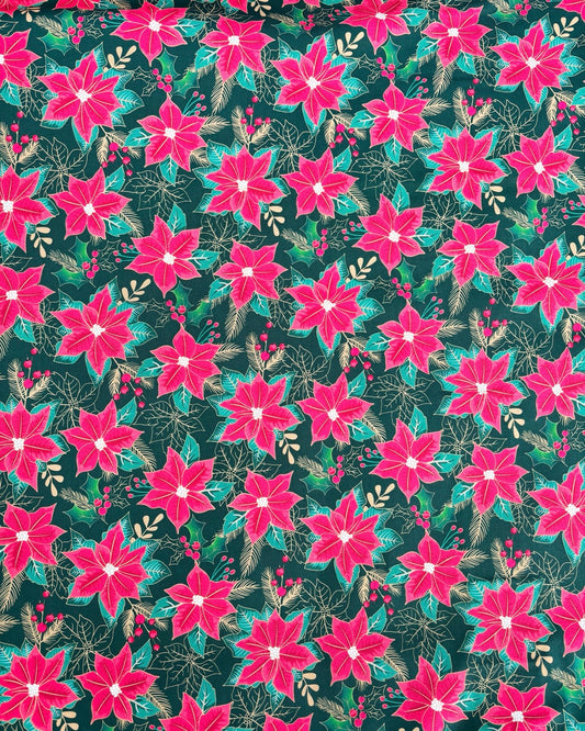 Green & gold poinsettia (available September 6th)