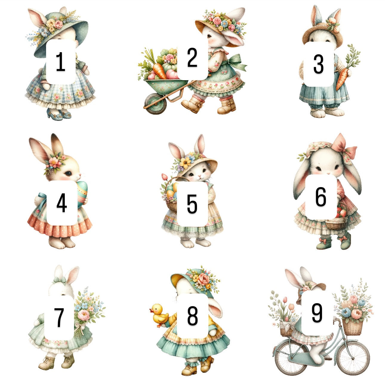 Vintage Easter (9 options)