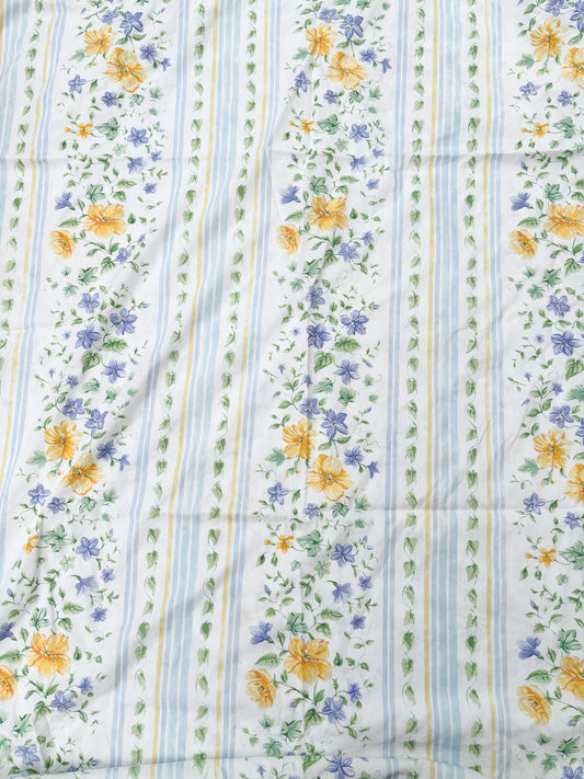 Blue and lemon floral