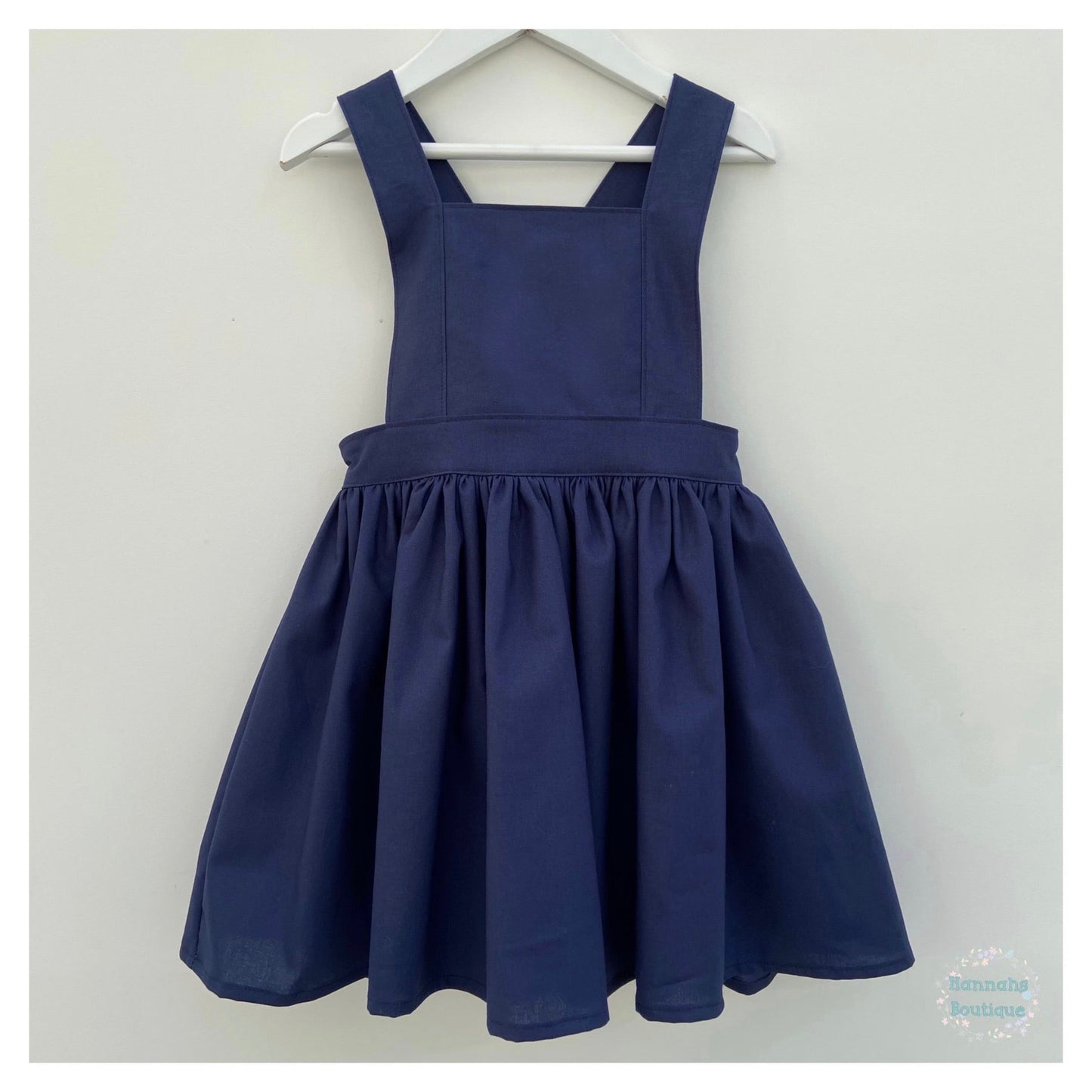 Cross back school pinafore