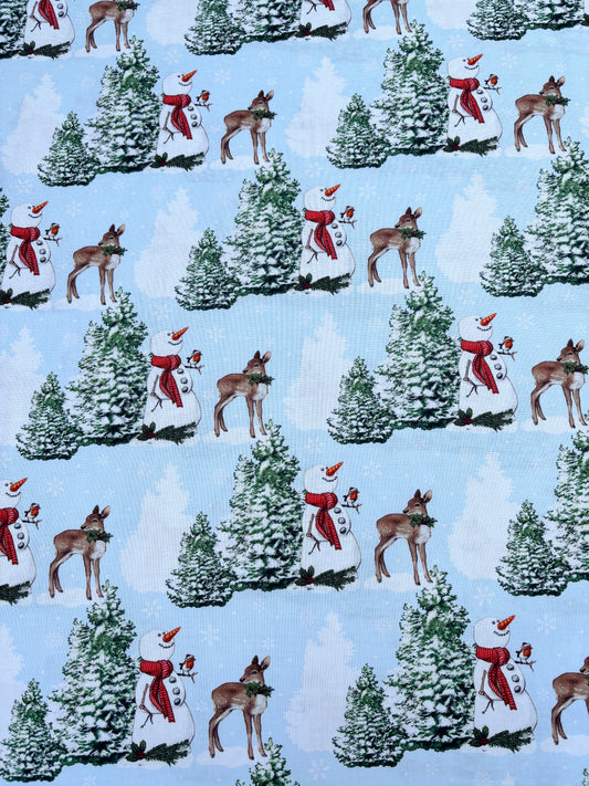 Blue snowmen