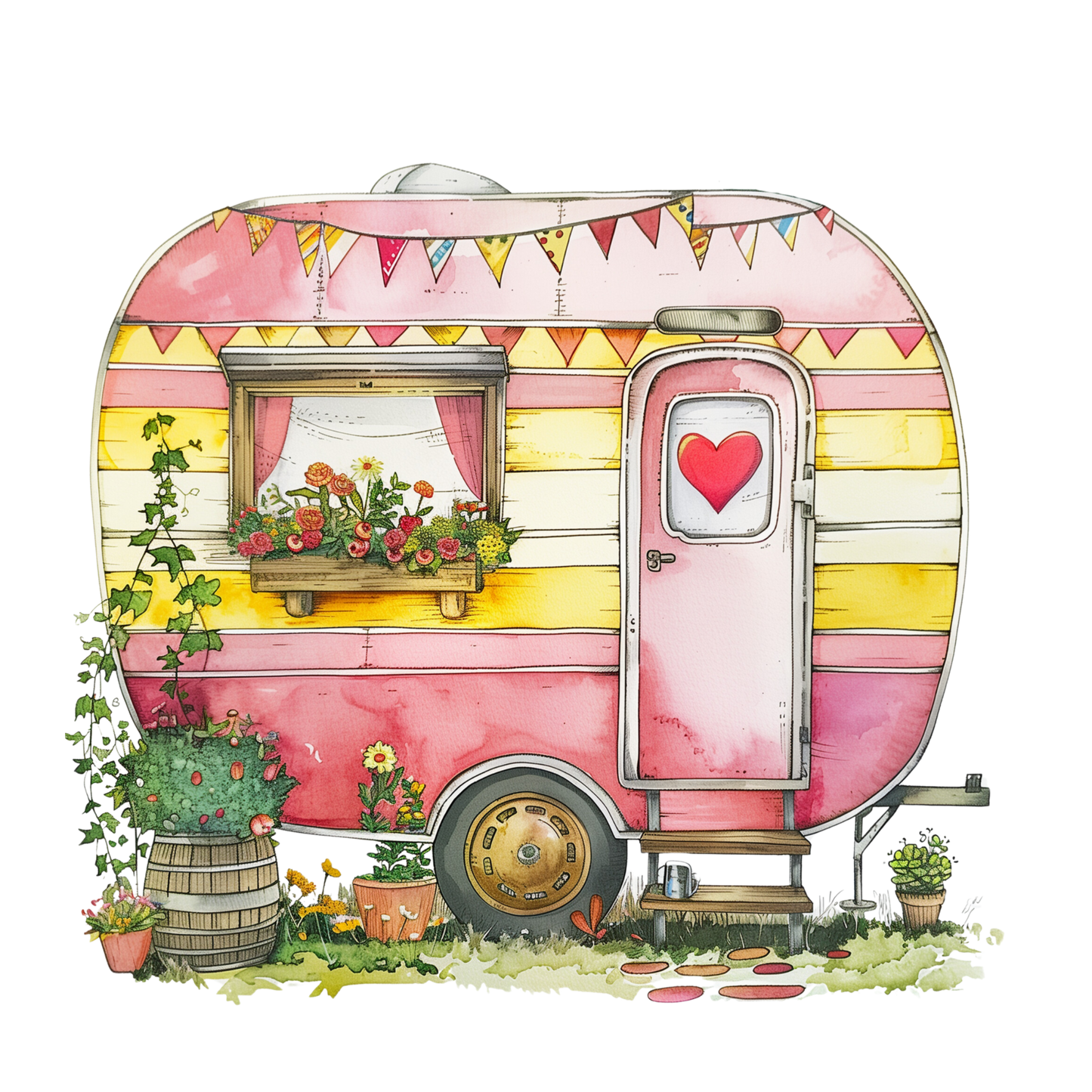 Pastel Camper Vans (9 options)