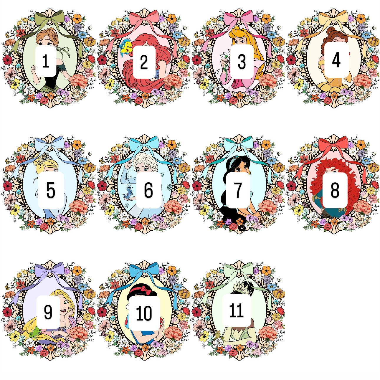 Princesses 2 (11 options)