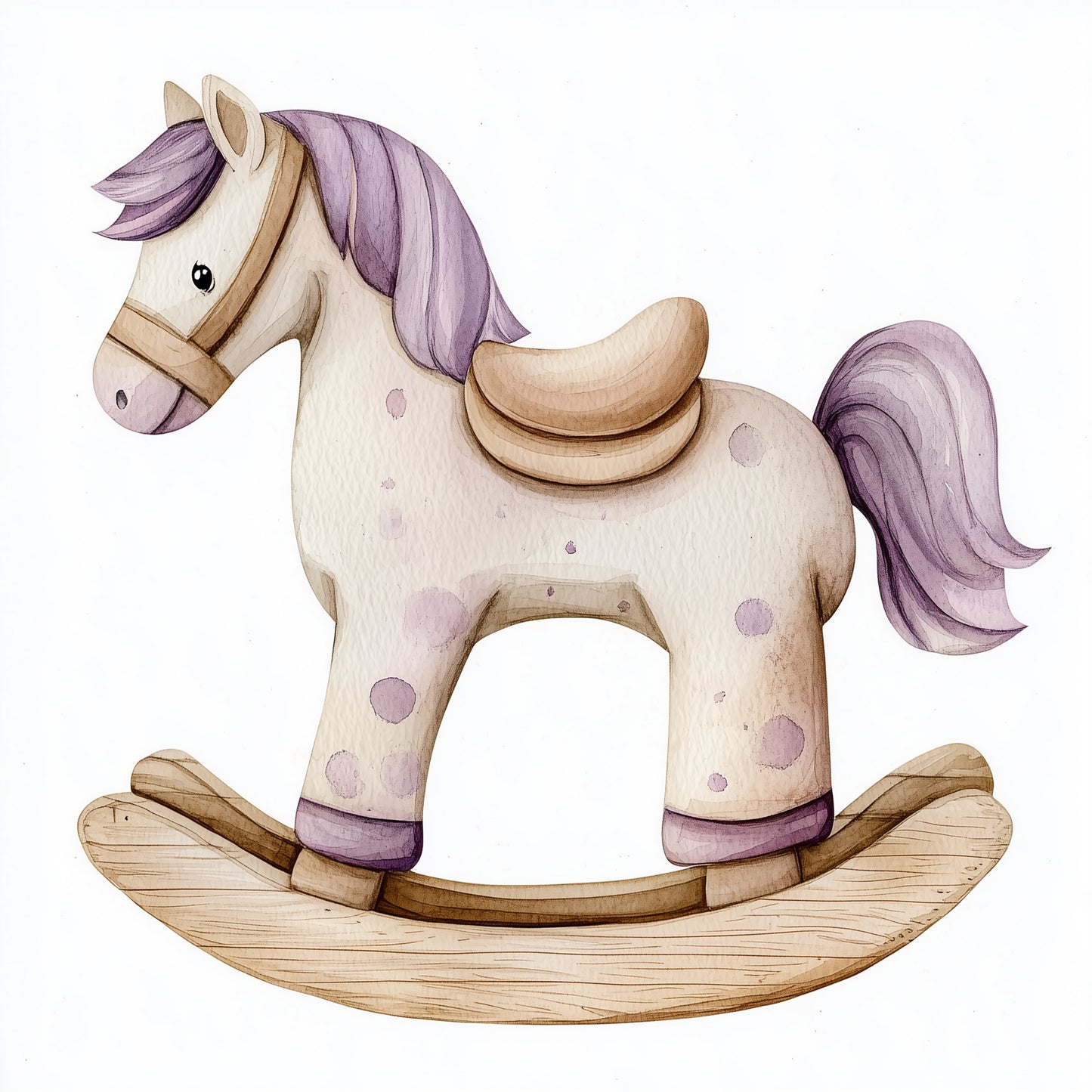 Pastel rocking horses (9 options)