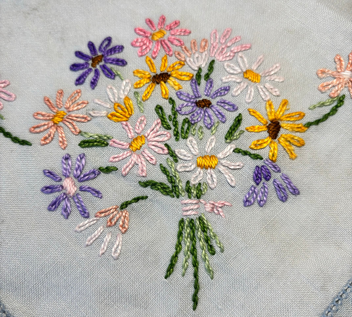 Vintage embroidery add-on