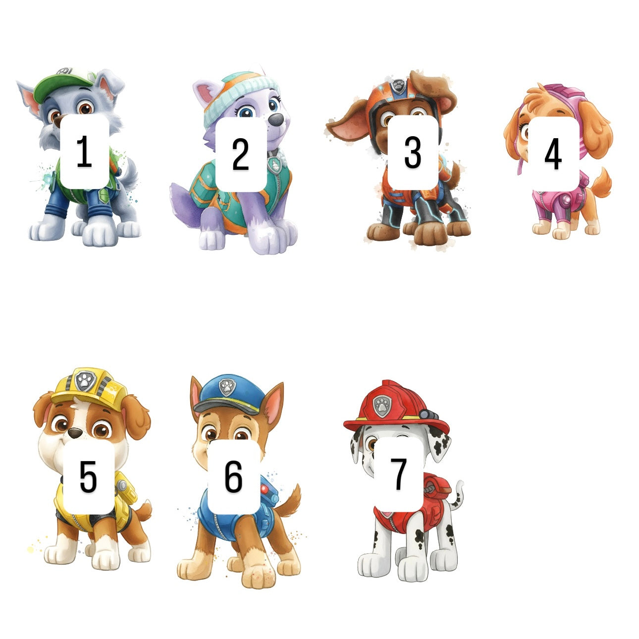 Characters 3 (7 options)