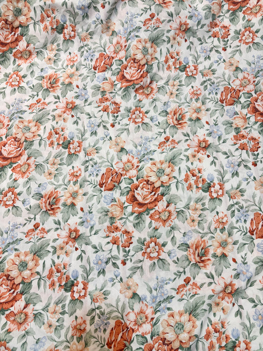 Peach floral