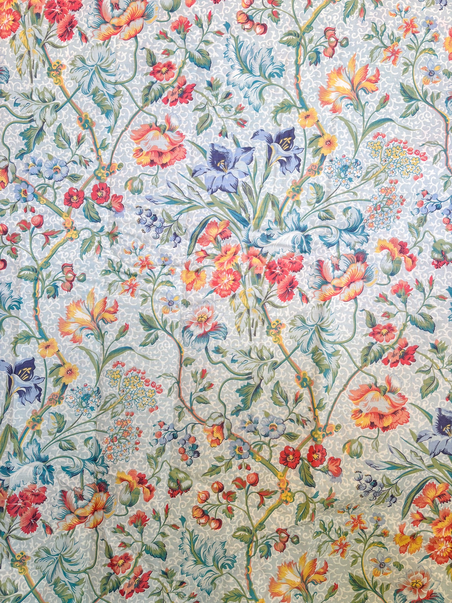Aqua floral
