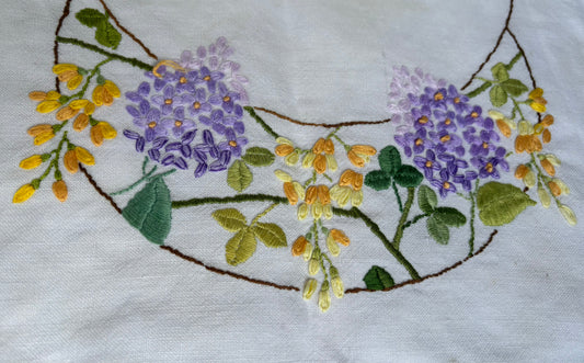 Vintage embroidery add-on