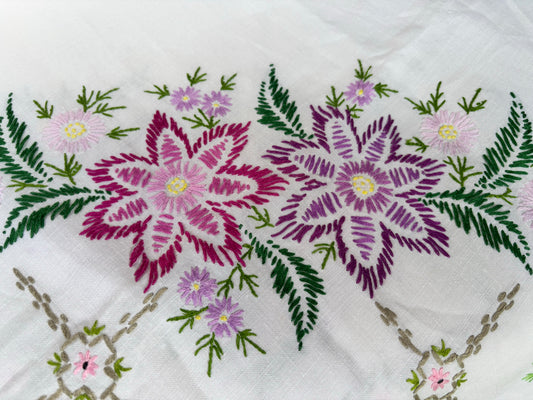 Vintage embroidery add-on