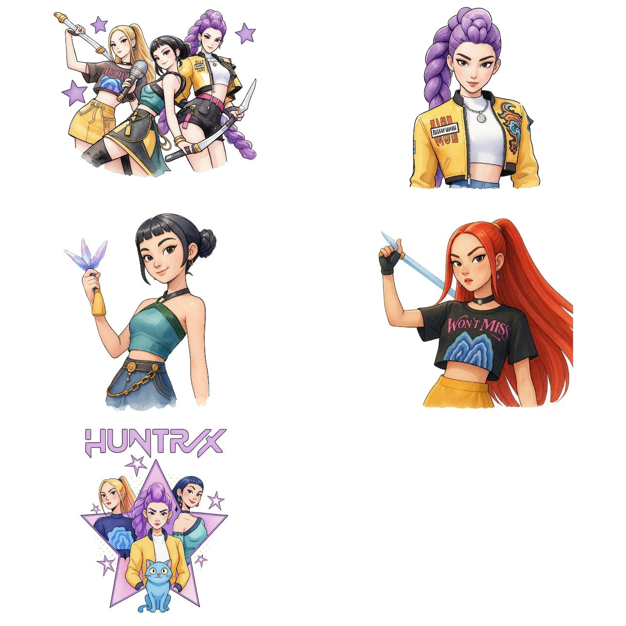 Characters 11 (5 options)
